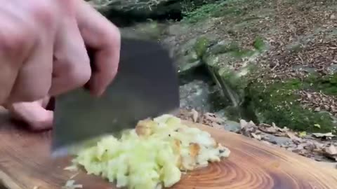 Amazing cooking out door