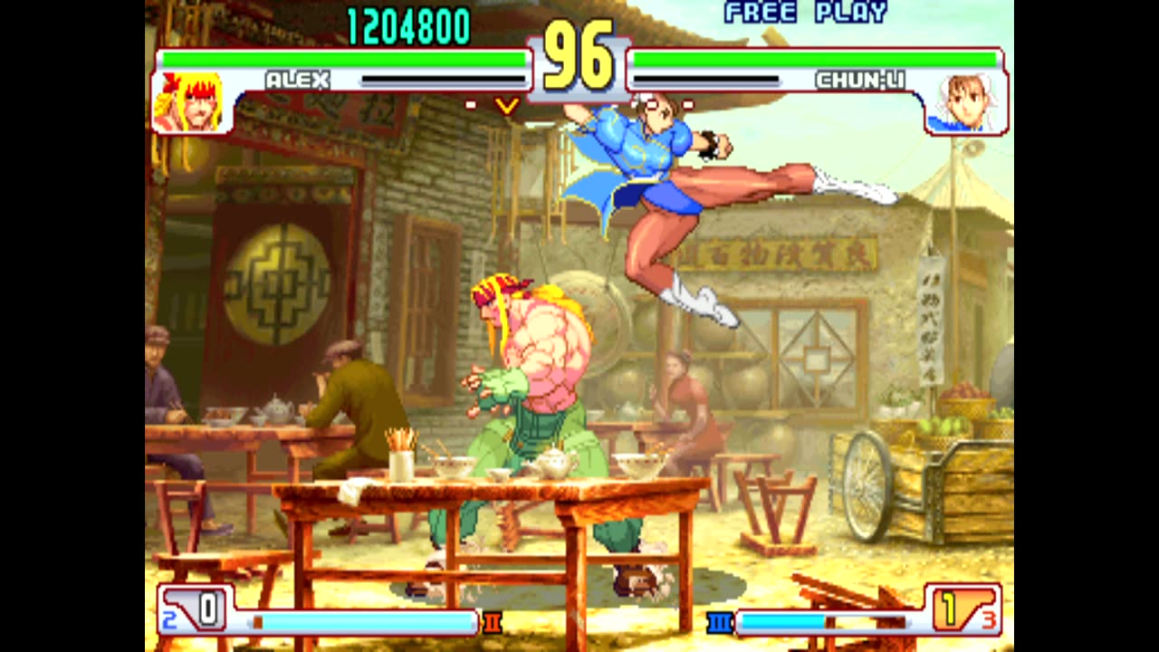 Street Fighter 3: 3S Alex Gameplay