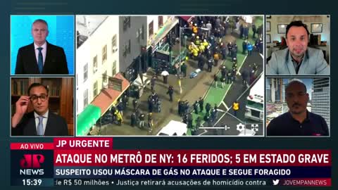 Ataque no Metro de Nova York (HOJE) Participação Daniel Toledo Jovem Pan News