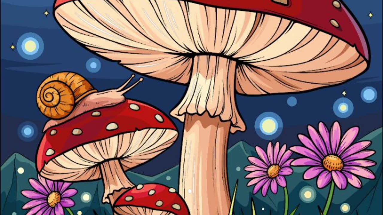 Mushrooms Digital Art