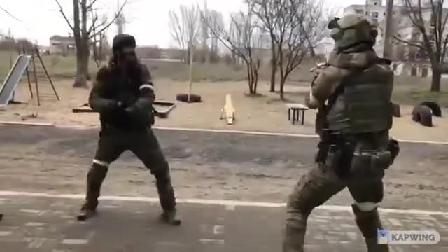 If necessary, Chechen fighters and with sabers will go on the attack, No stranger!