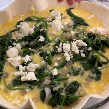 Spanakopita Egg Tortilla Bake