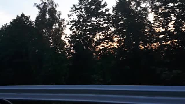 very beautiful sunset