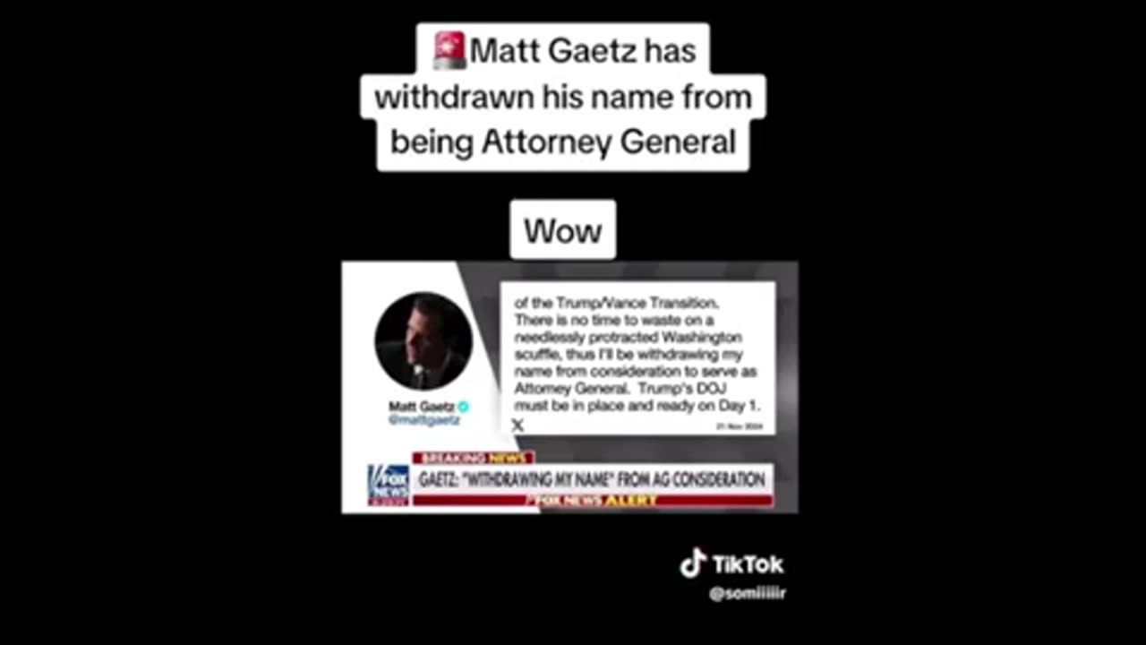 Matt Gaetz never EVER take anything at face value ;) ..