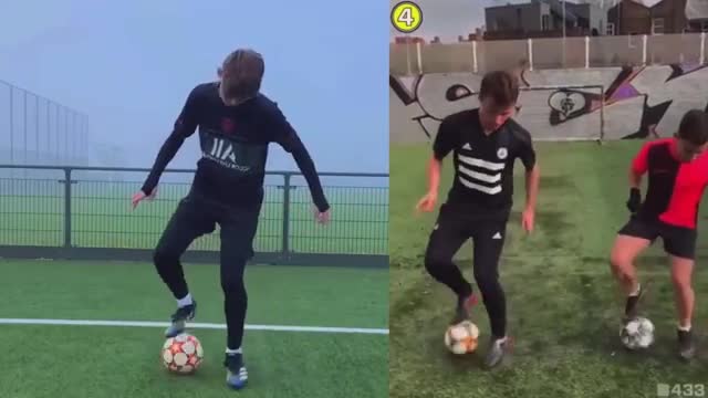 recreating viral football moments