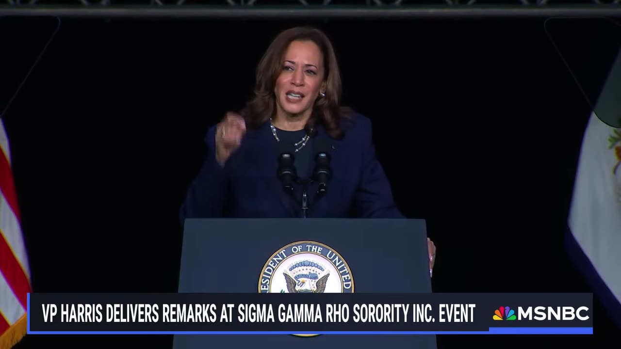 Live_ Harris speaks for first time since racist attacks by Trump I Houston event.