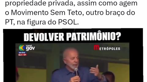 A esquerda nunca escondeu em insistir no fim da propriedade privada, seja no campo, seja na cidade.