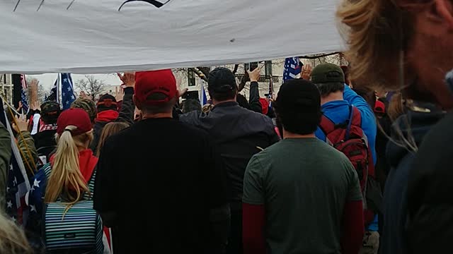 Prayer Over Trump at Rally 12/12/2020