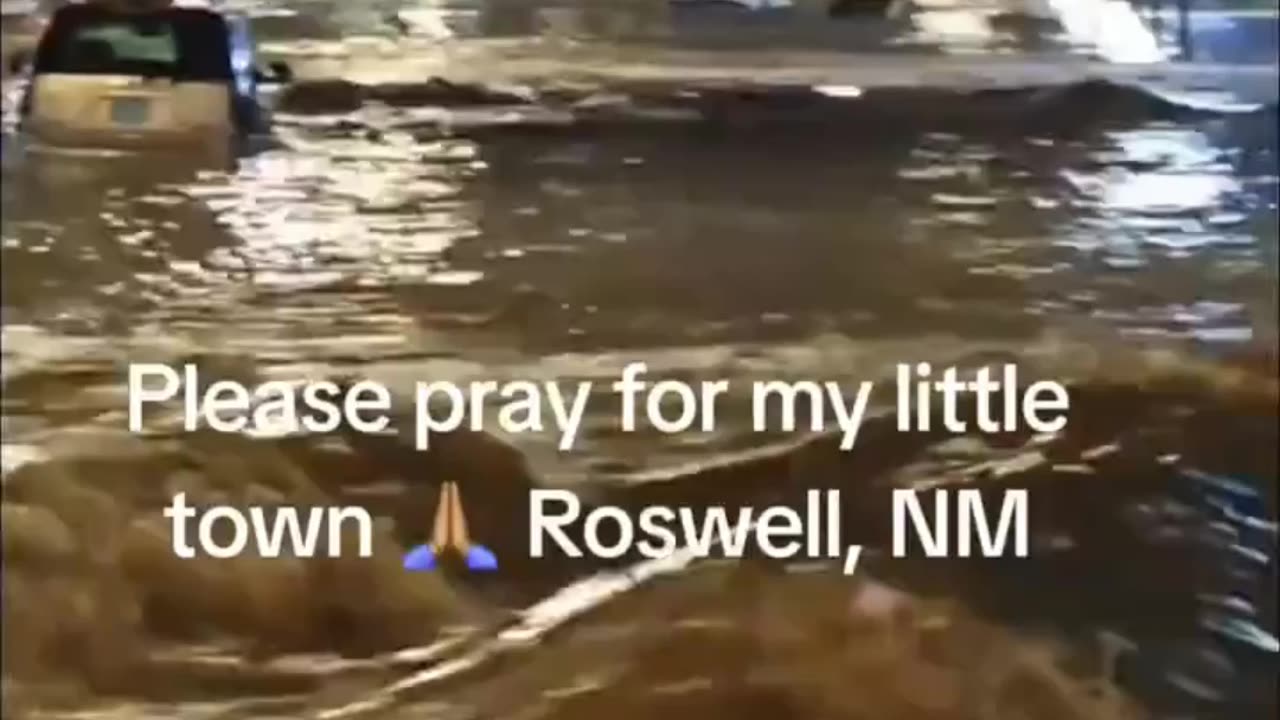 🚨BREAKING 🚨 Massive Flash Flooding in Roswell, New Mexico ~ UFO Crash Site - Is Area 51 next?