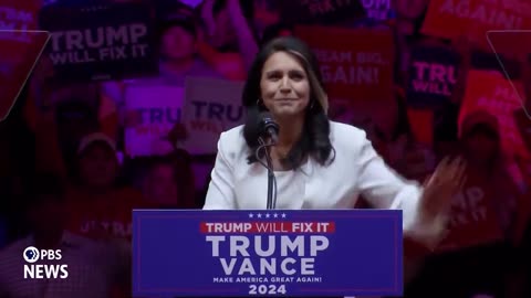 TULSI GABBARD: A VOTE FOR KAMALA IS A VOTE FOR WAR; A VOTE FOR TRUMP IS A VOTE FOR PEACE!