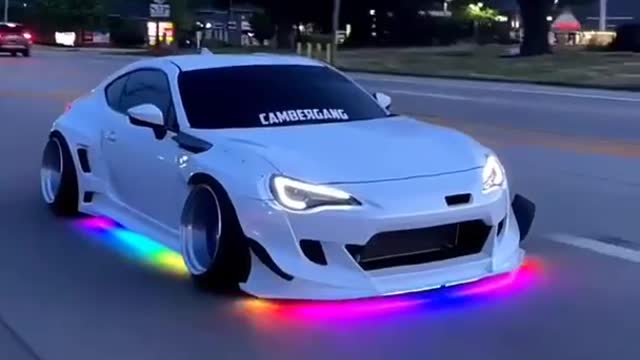 lighting car video with song