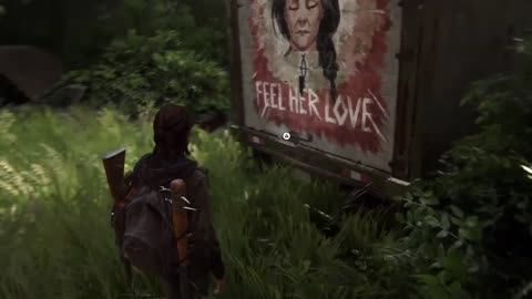 The Last of Us Part II Find Her Love Truck Graffiti