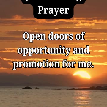 Daily Jesus Prayers for open doors