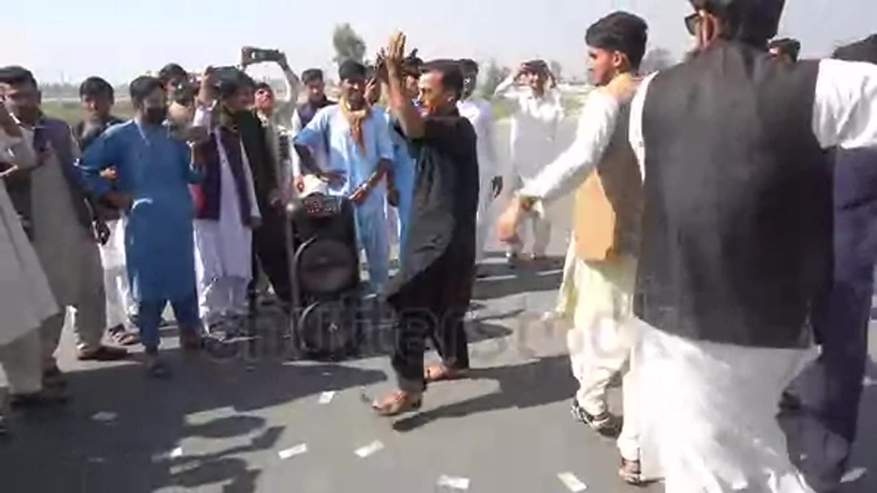 Boys are enjoying on mall road murree