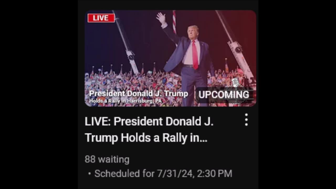 President Donald J. Trump Holds a Rally in Harrisburg, PA - 7/31/24