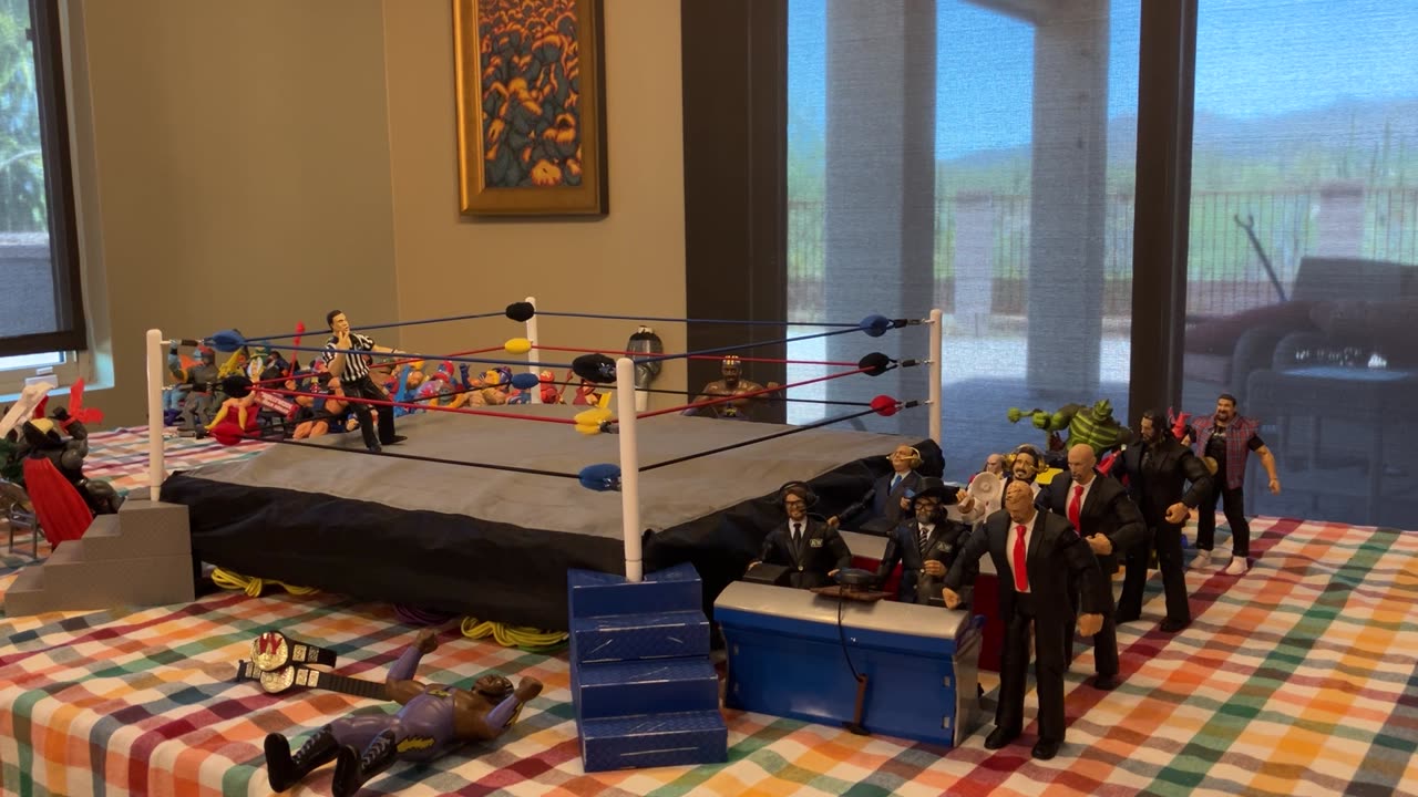 Action figure wrestling super cade 2