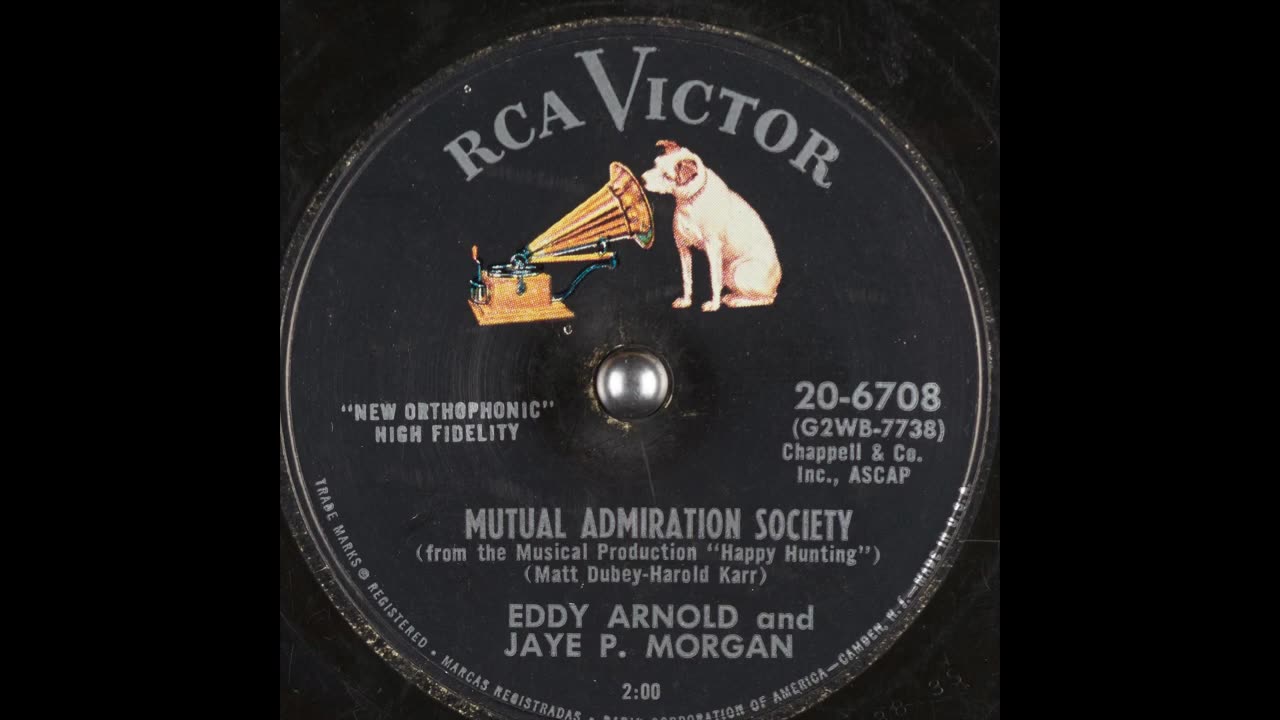 Mutual Admiration Society Eddy Arnold and Jaye P Morgan