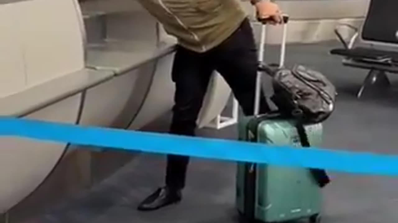 Grown Man Misses Flight And Melts Down