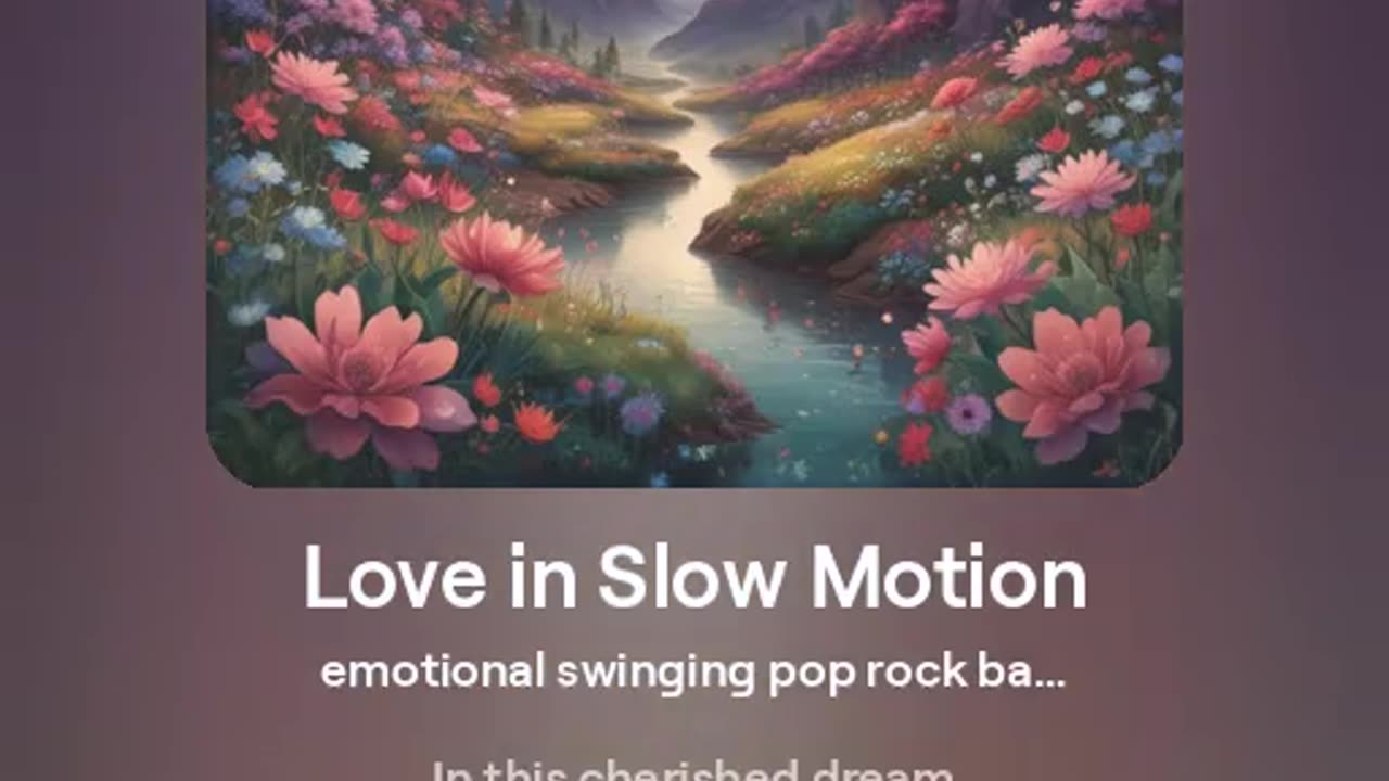 Love in slow motion