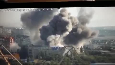 Russian calibers hit the target exactly. This time, to the place where the National Guard is based