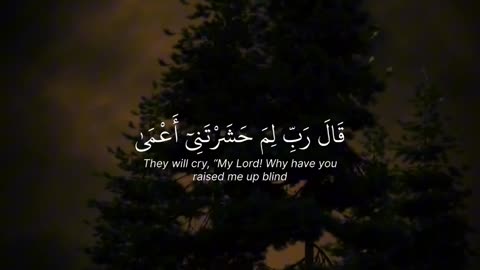 Remember God | Surah Taha Verse [ 124 - 126 ]
