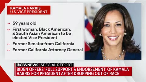 ☆J13☆ Pedophile Joe Biden Steps Down and Endorses The MAN Kamala Harris