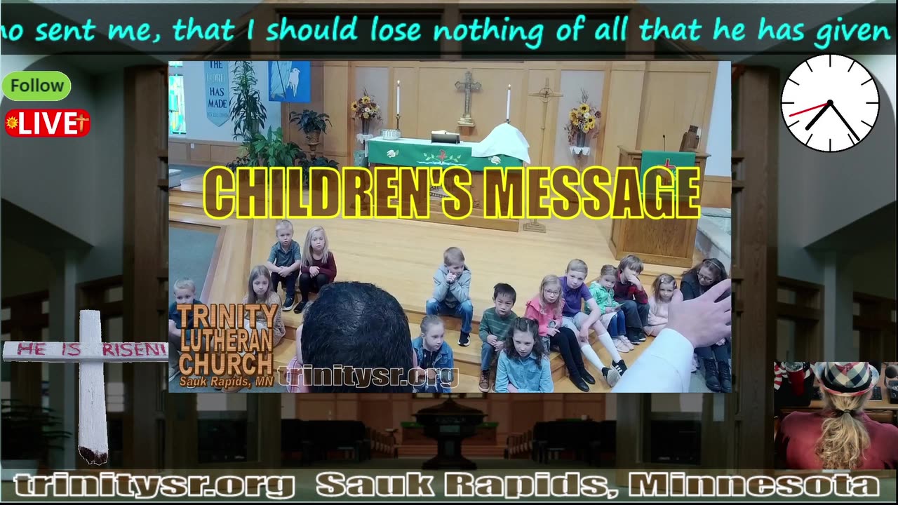 20240811 Aug 11th Children's Message Trinity Lutheran Sauk Rapids MN