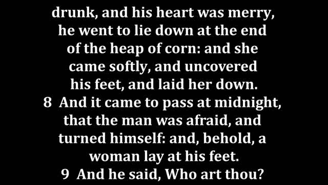 Ruth 3 King James version