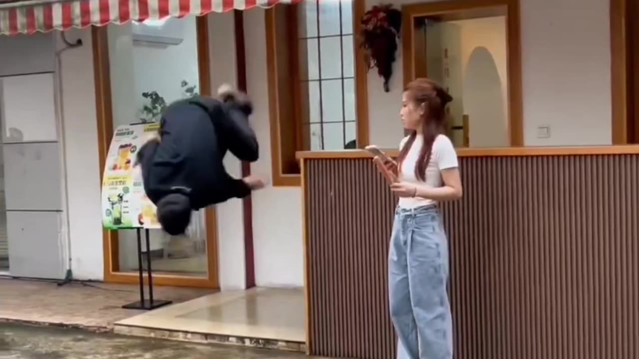 Well, he got her attention.