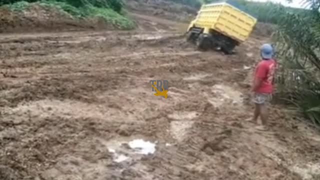 Almost Overturned Car Truck Attraction