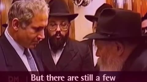BIBI MEETS REBBE 34 YEARS AGO?