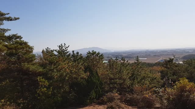 Low mountain in Korea.