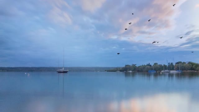 Digital Art - Peaceful lake Ammersee in Germany