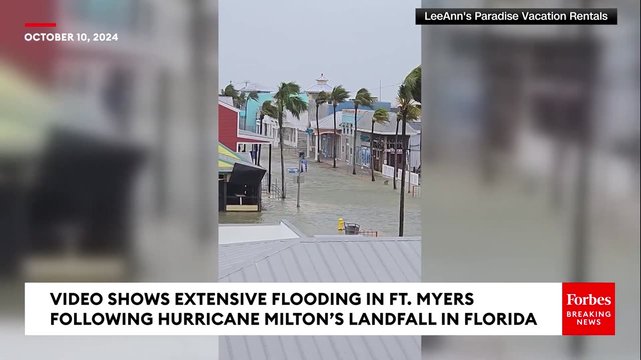 Video Shows Major Flooding In Ft. Myers, Florida, In The Wake Of Hurricane Milton