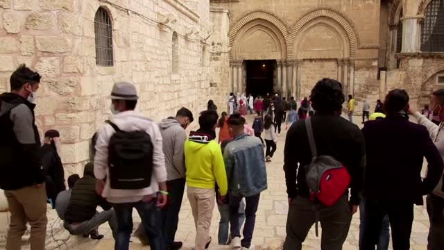 The door is open for Palm Sunday in Jerusalem