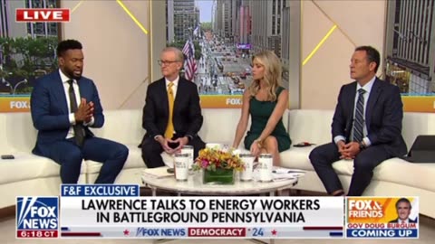 Lawrence talks to energy workers in battleground Pennsylvania