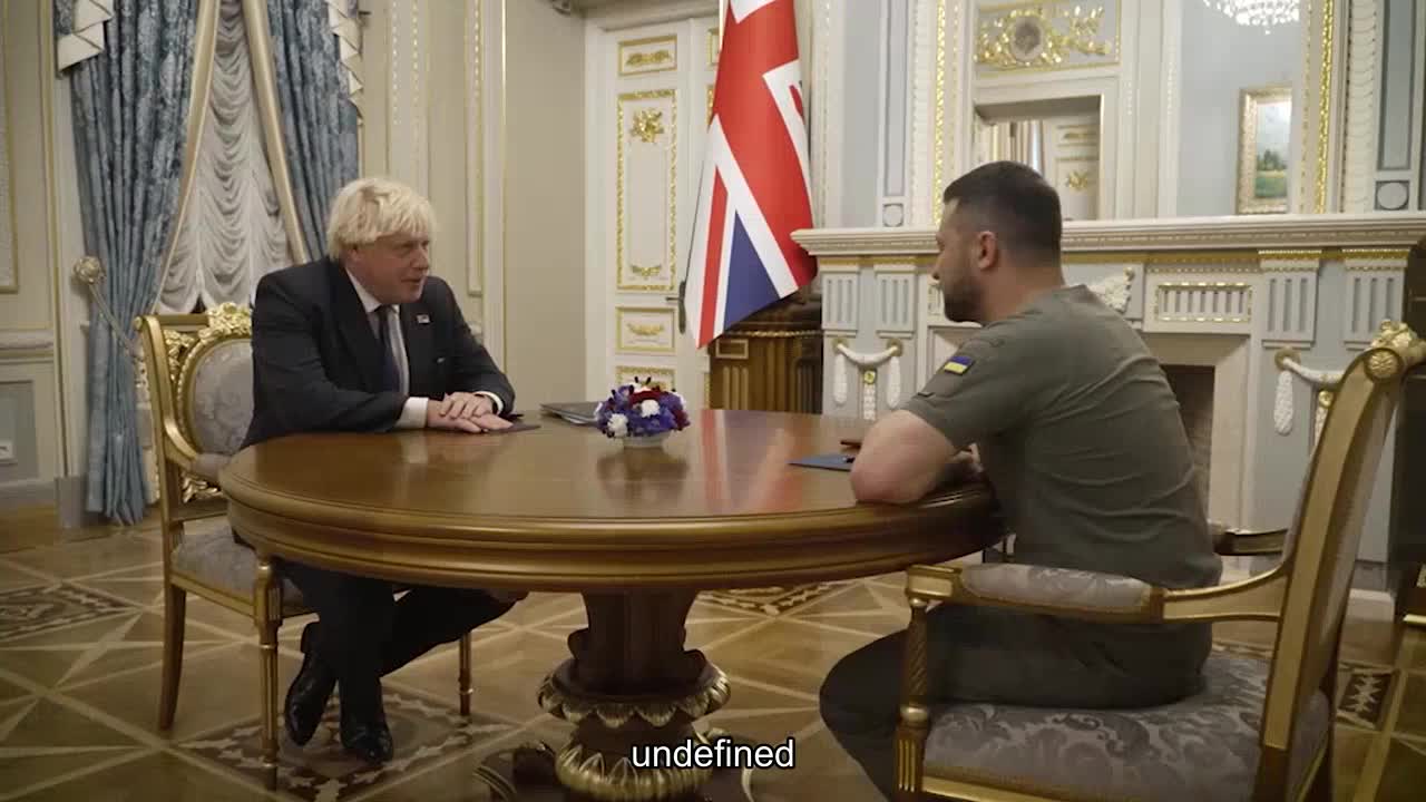 Boris Johnson arrived in Kyiv with an unannounced visit