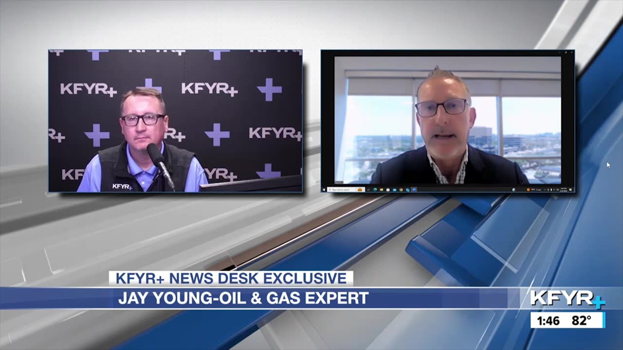 KFYR+ News Desk Exclusive with Jay Young - Oil & Gas Expert