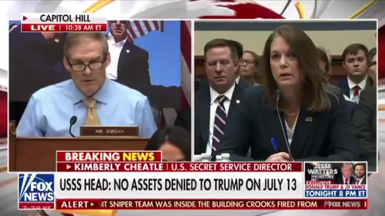 Jim Jordan Goes Scorched Earth, SLAMS Secret Service Director