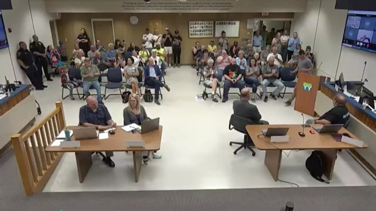 Marcus Schroeder, ARRESTED For Reading Bible Later Addresses The City Council