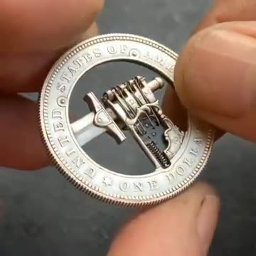 Ever seen a coin operate like this 1921 united States coin invention?
