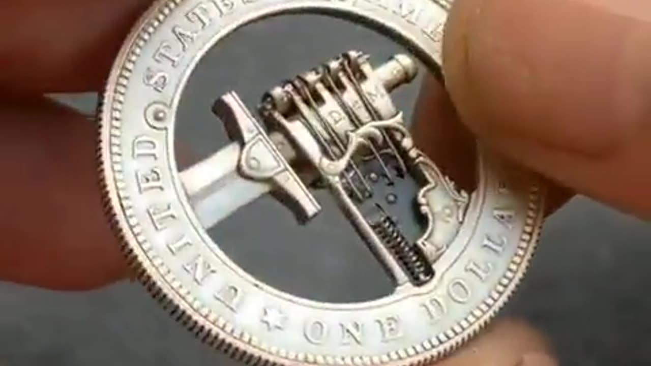 Ever seen a coin operate like this 1921 united States coin invention?