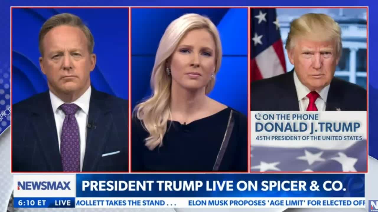December 6th, 2021: President Donald J. Trump Interview on Spicer & Co | Newsmax