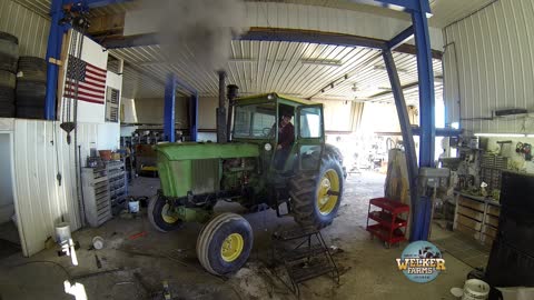 John Deere 4520 Re-power Time-lapse - Welker Farms Inc