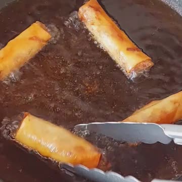 Perfect Crispy Spring Roll 🐄 👩‍🍳 🔥 #food #springroll #homemade #recipe #cooking