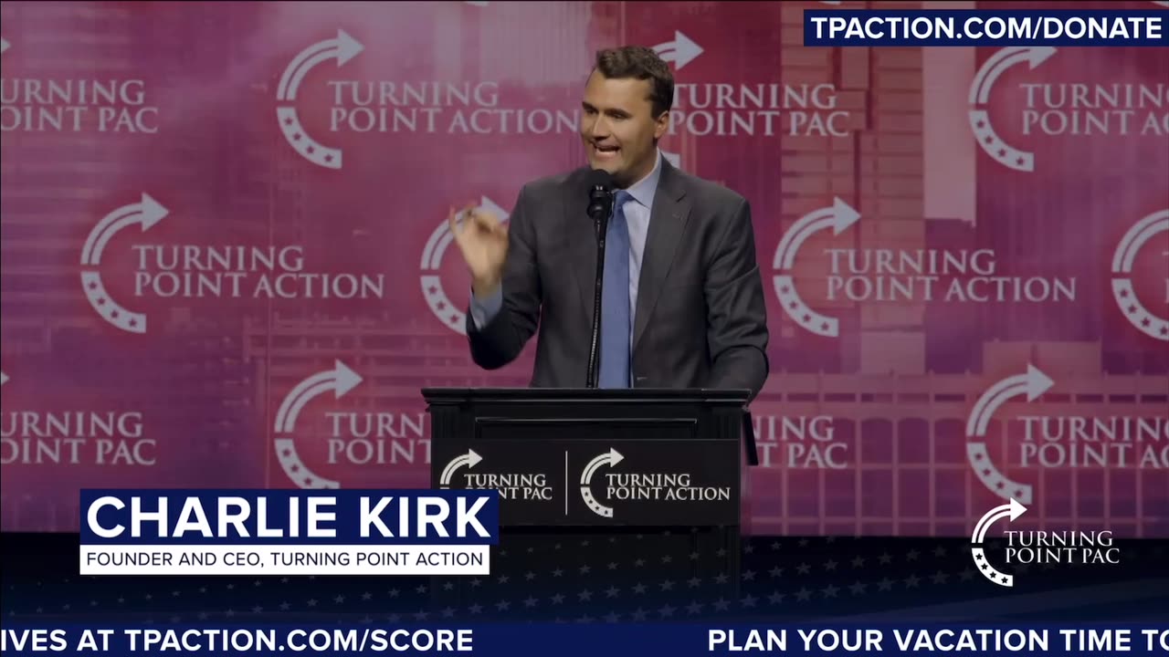 Charlie Kirk TPAction Duluth Georgia