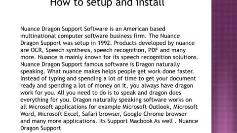 Online assistance for dragon naturally speaking login