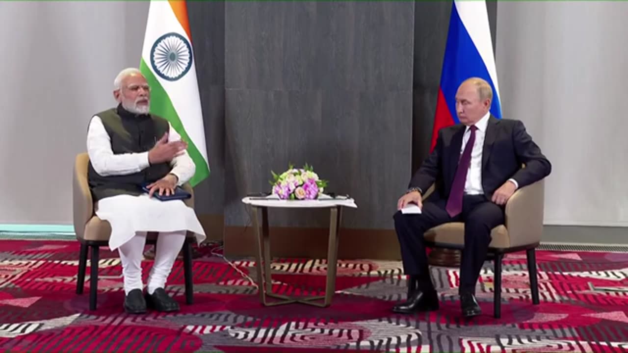 PM Modi meets Russian President Putin in Samarkand, Uzbekistan