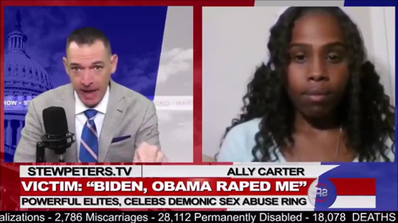 V2-V8 VICTIM ALLY CARTER, "BIDEN, OBAMA RAPED ME", POWERFUL ELITES, CELEBS DEMONIC SEX ABUSE RING,