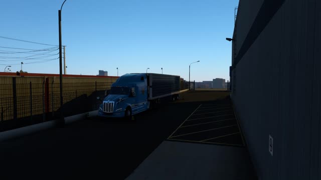 2022 Peterbilt 579 American truck simulator test drive